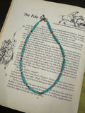 Initial Necklace - Authentic Turquoise & Navajo Pearls