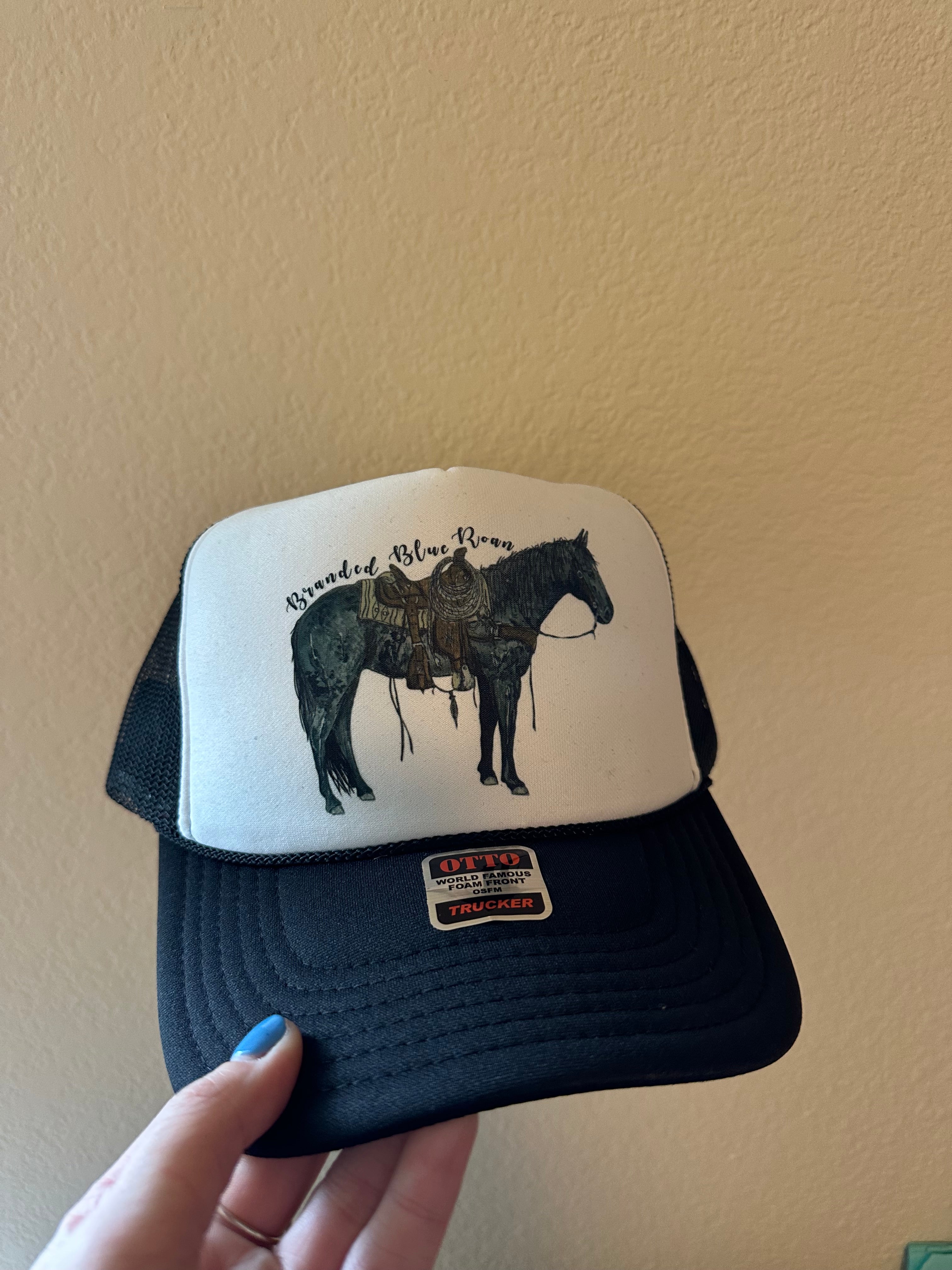 Branded Blue Roan Trucker Hat - RTS
