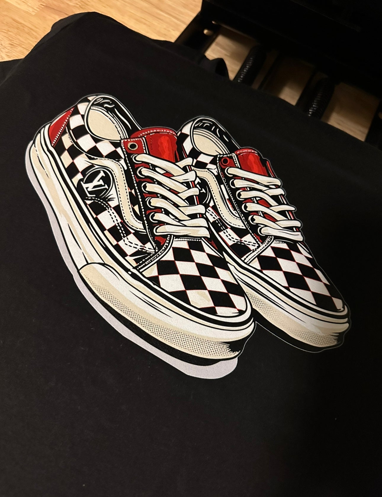 Checkered Shoes Tee