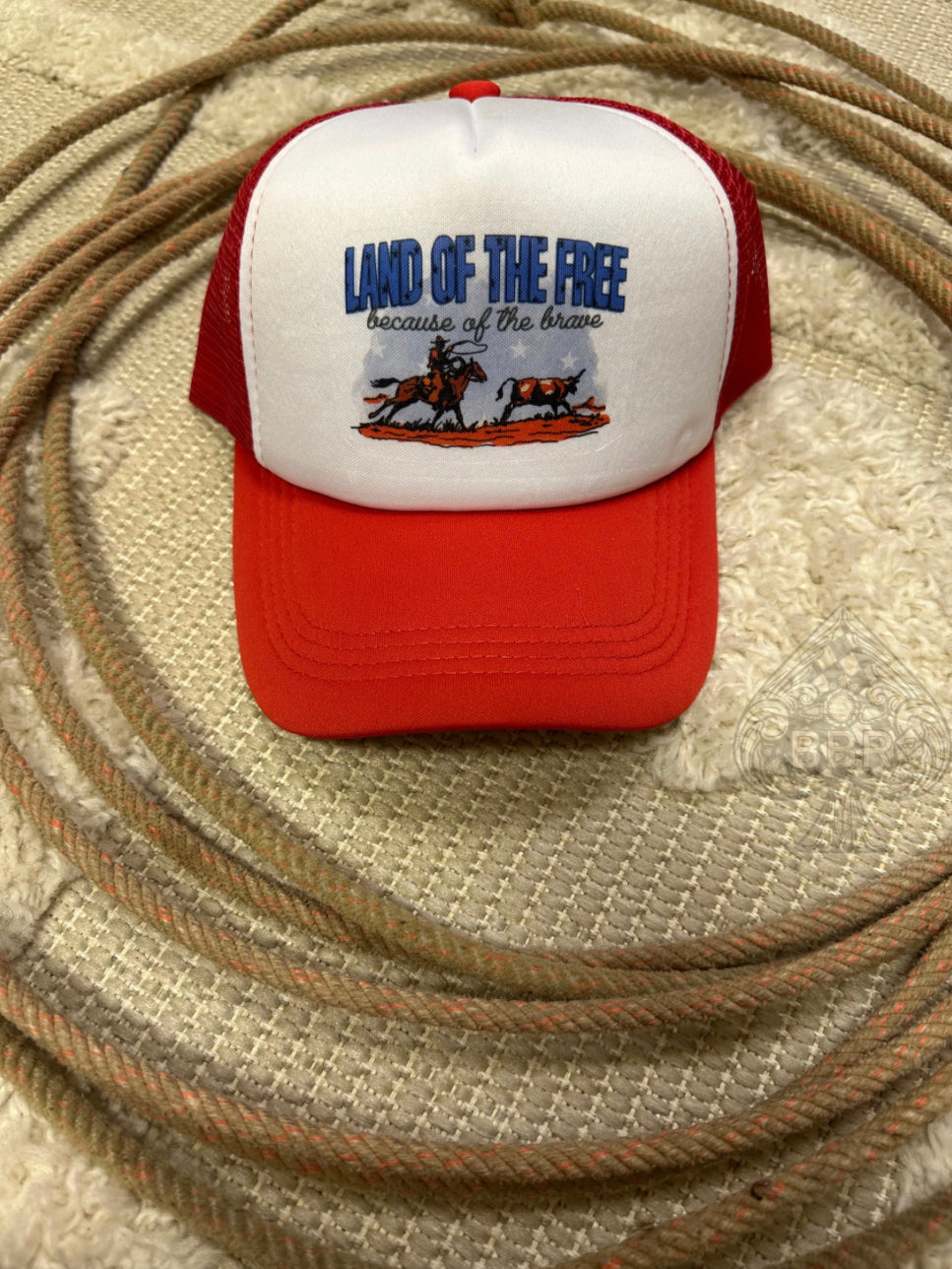 Land of the Free Trucker Hat