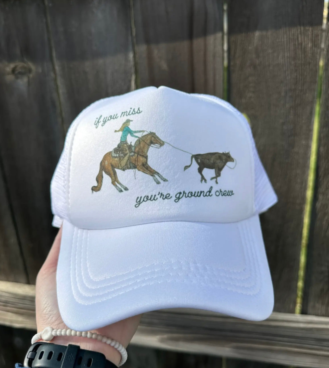 If you miss your ground crew Trucker Hat