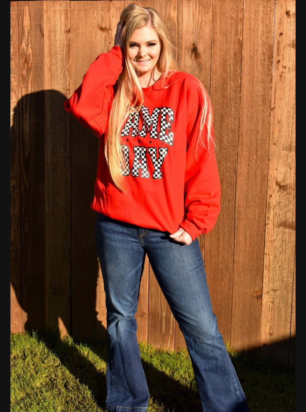 Game Day Red Checkered