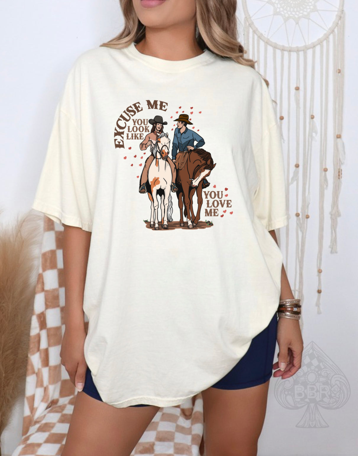 Excuse Me valentines graphic tee - Comfort Colors