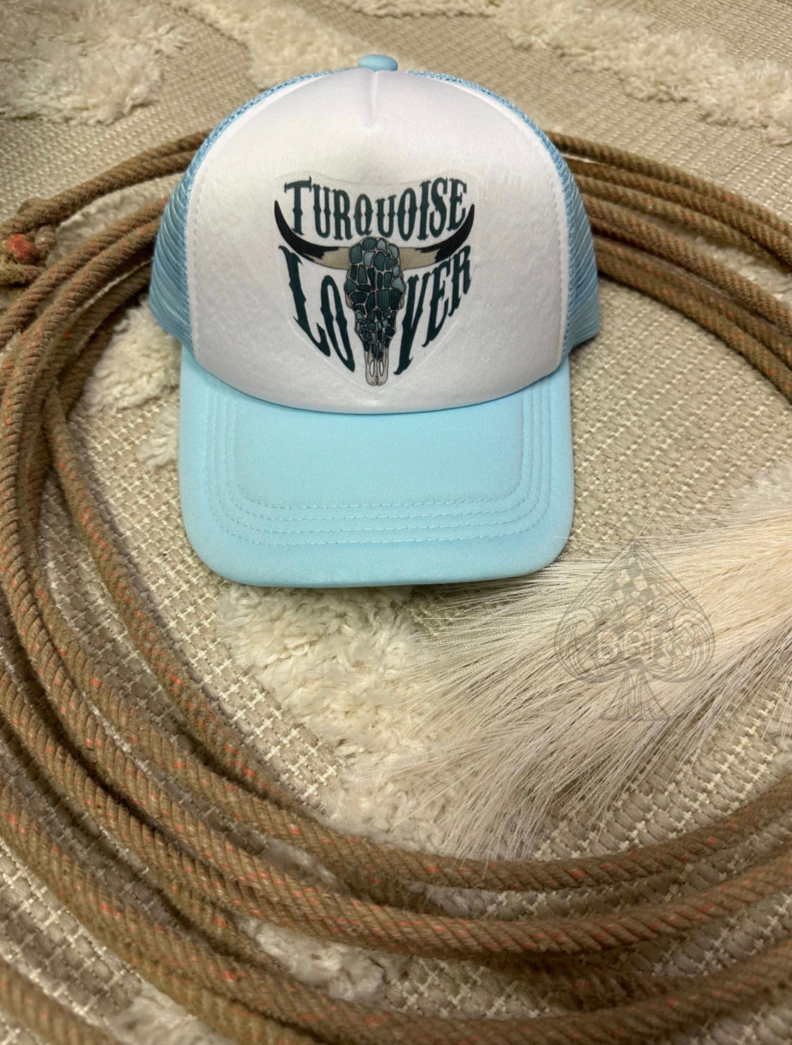 Turquoise Lover Trucker Hat