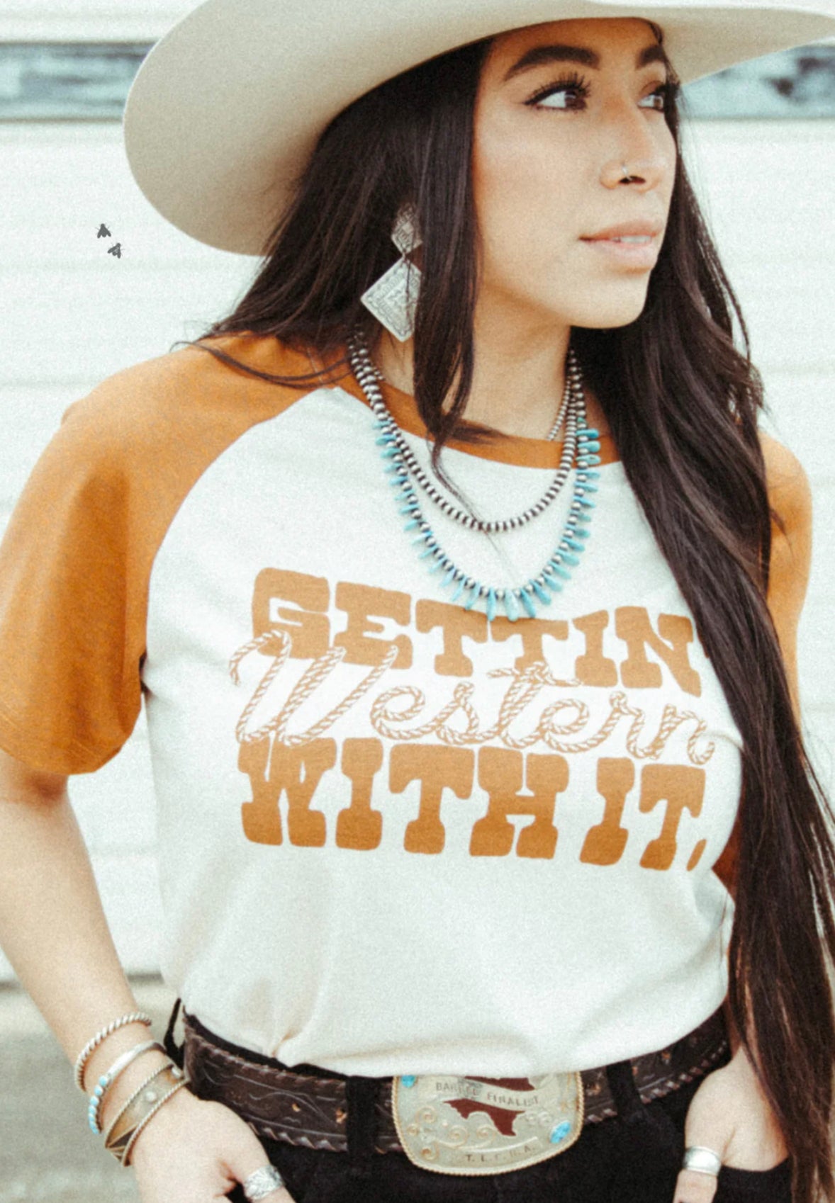 Jiggly Western Top