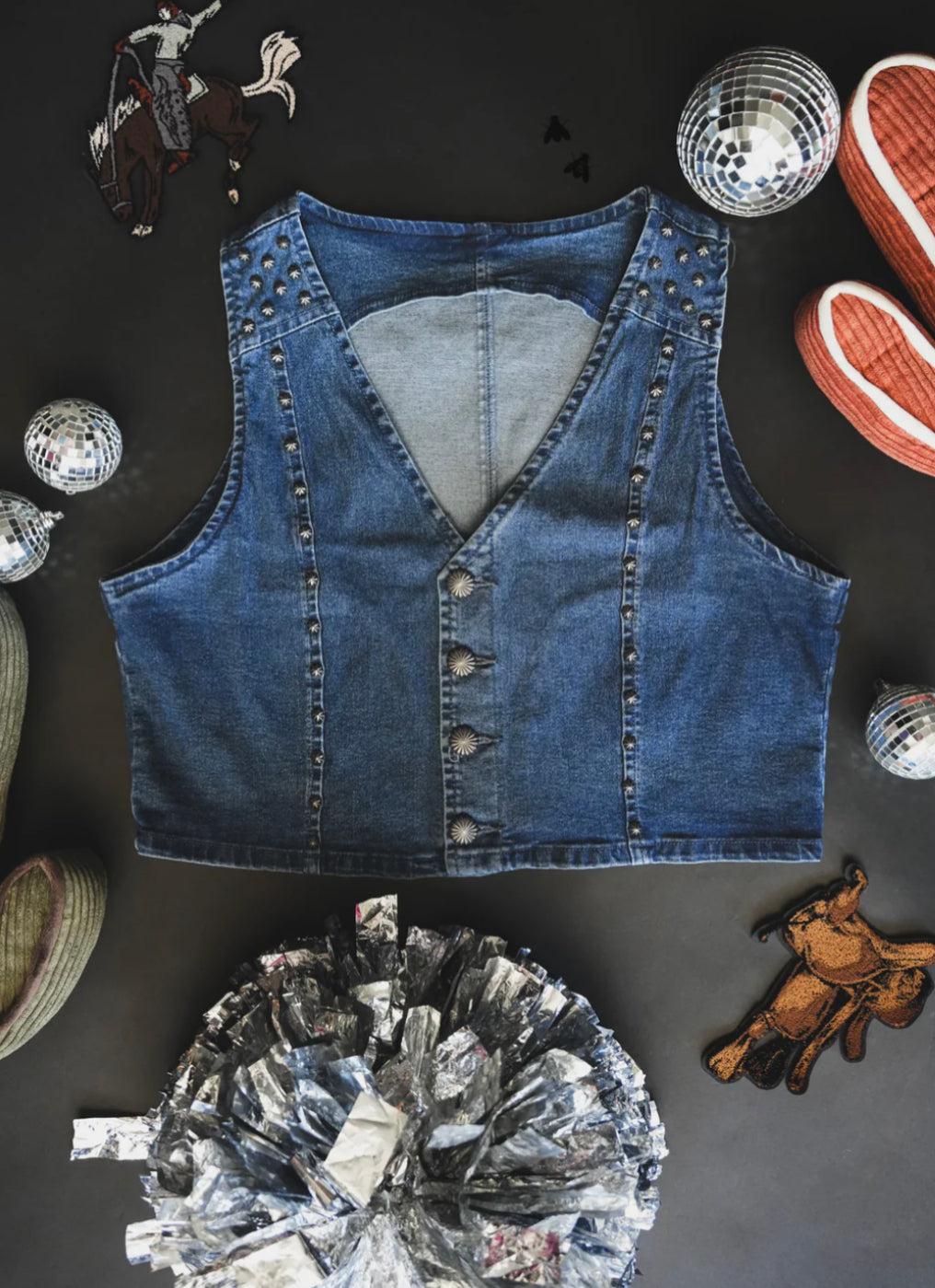 Pecos Queen Denim Vest