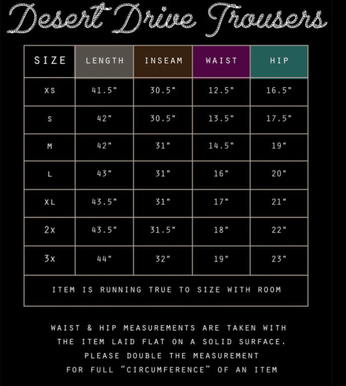 Desert Drive Trousers