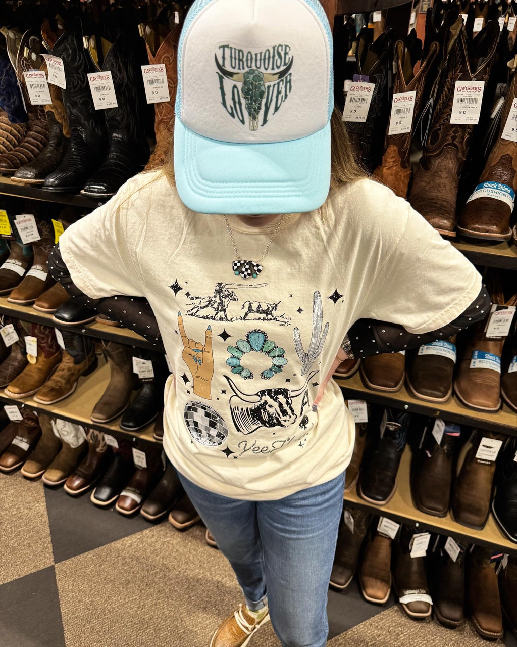 Western Collage graphic tee - Comfort Colors RTS