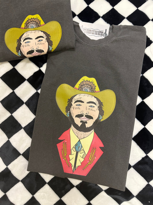 Cowboy Posty graphic tee - Comfort Colors