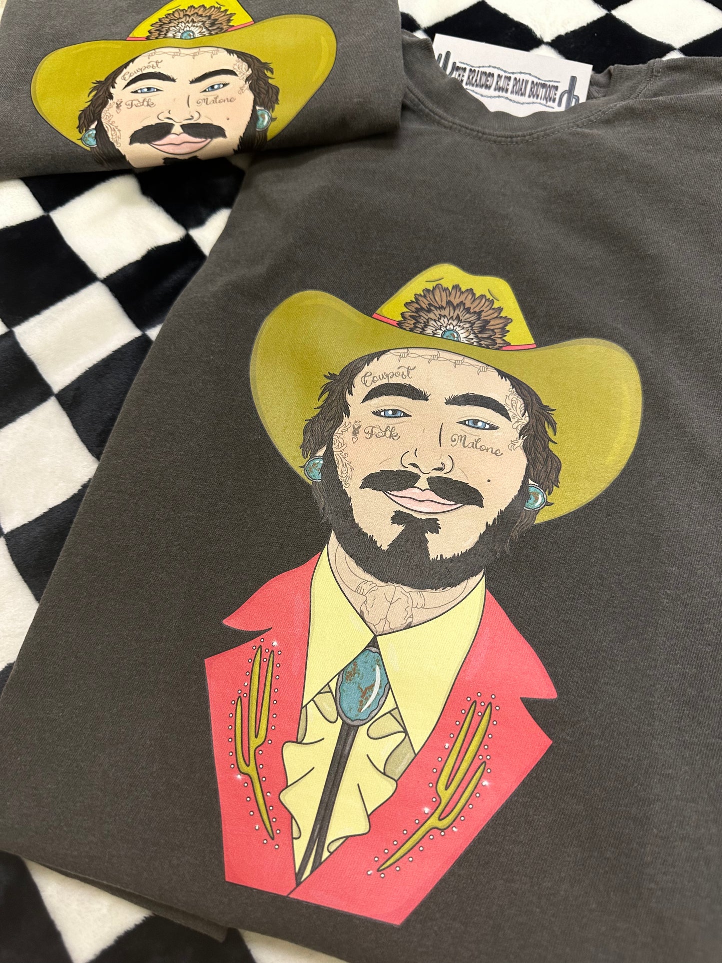 Cowboy Posty graphic tee - Comfort Colors