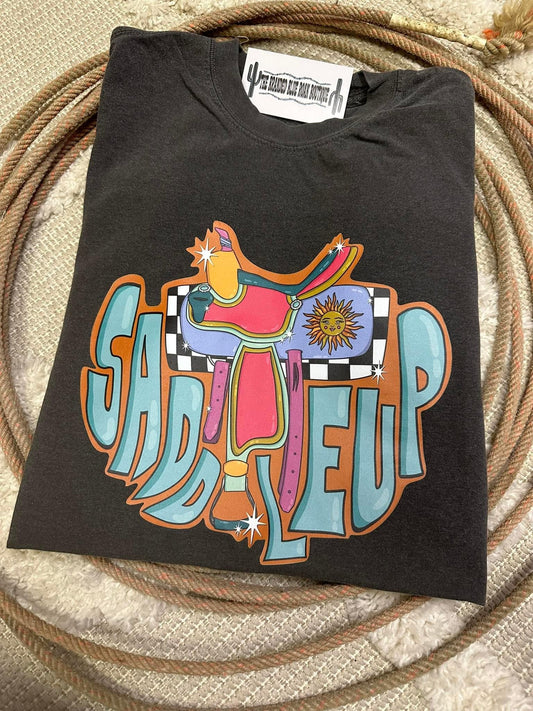 Saddle Up graphic tee - Comfort Colors