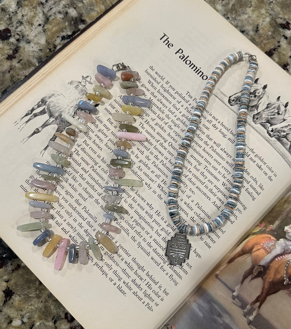 The Dahlia & Magnolia Necklaces