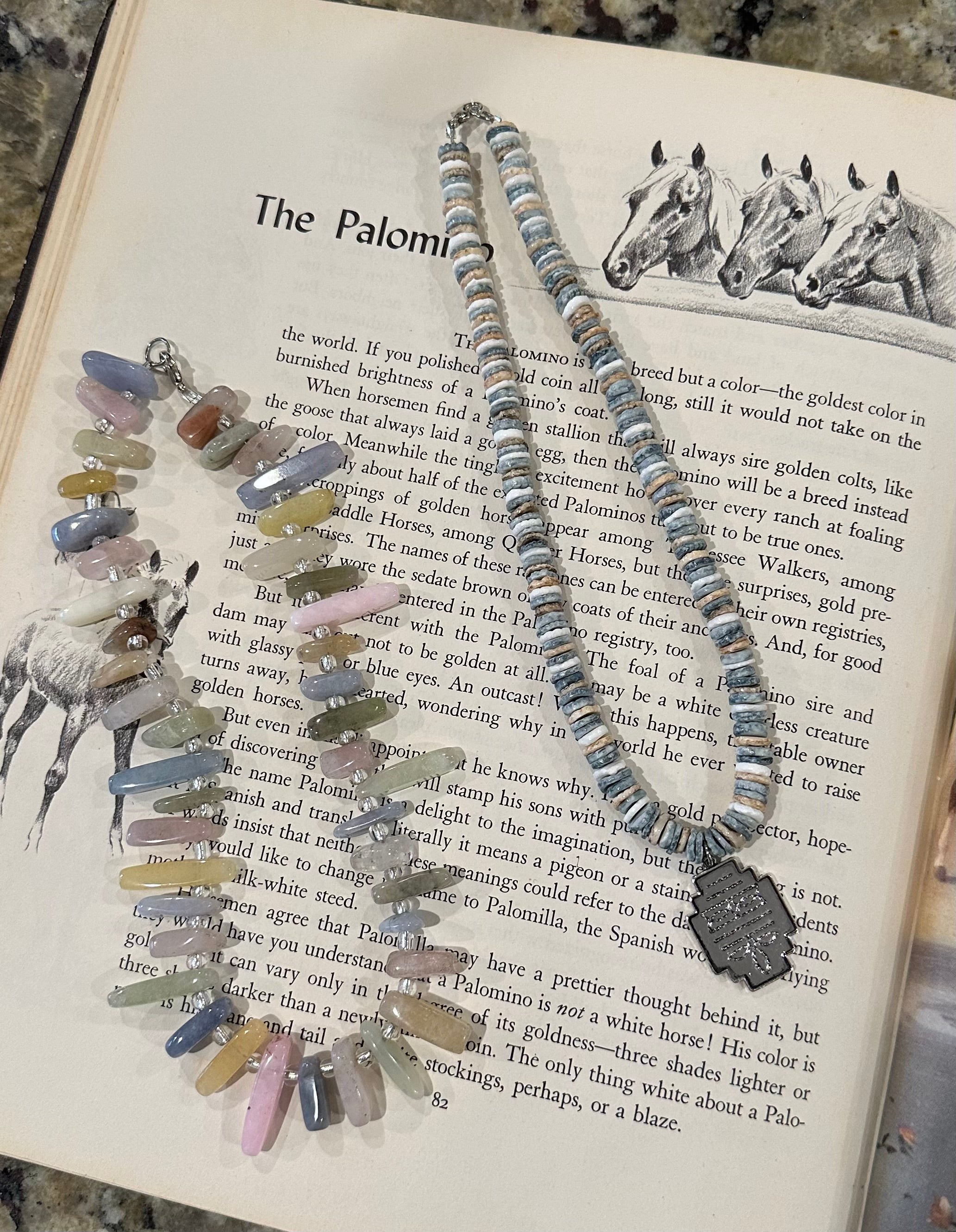 The Dahlia & Magnolia Necklaces