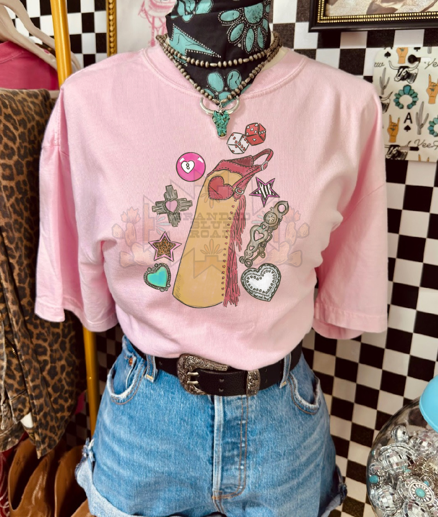 Cowgirl Things Graphic - Pink