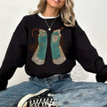 Black - Cowboy Chaps Graphic Tee & Crewneck