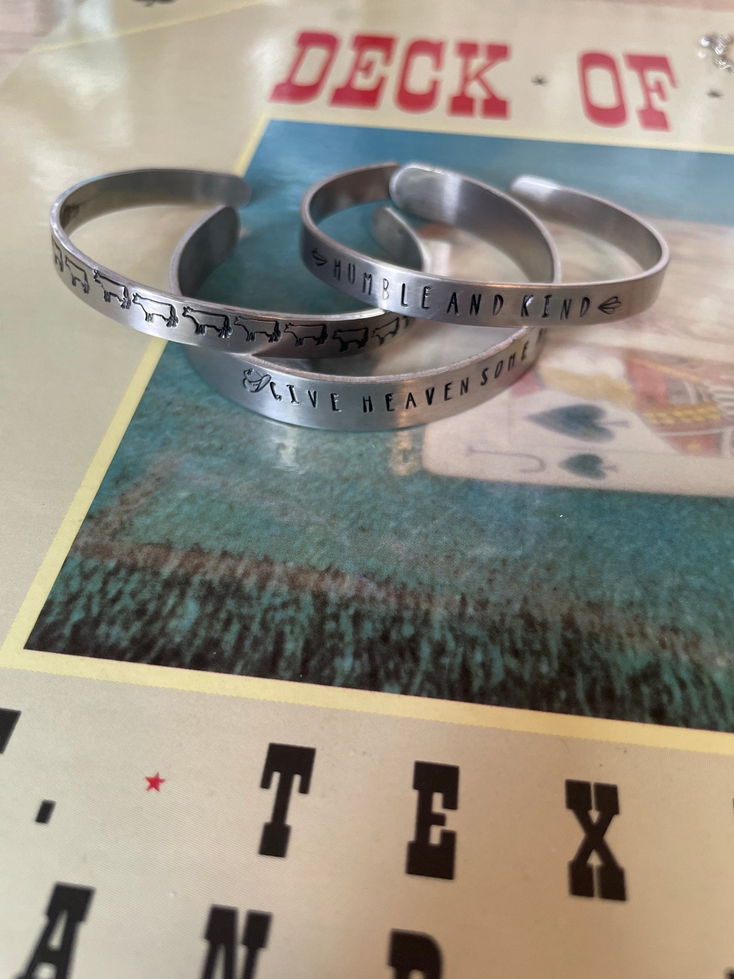 Western Stamped Bracelets