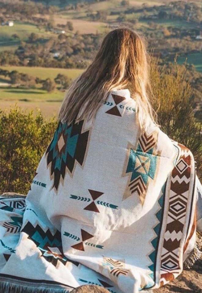 Aztec Tribal Blanket