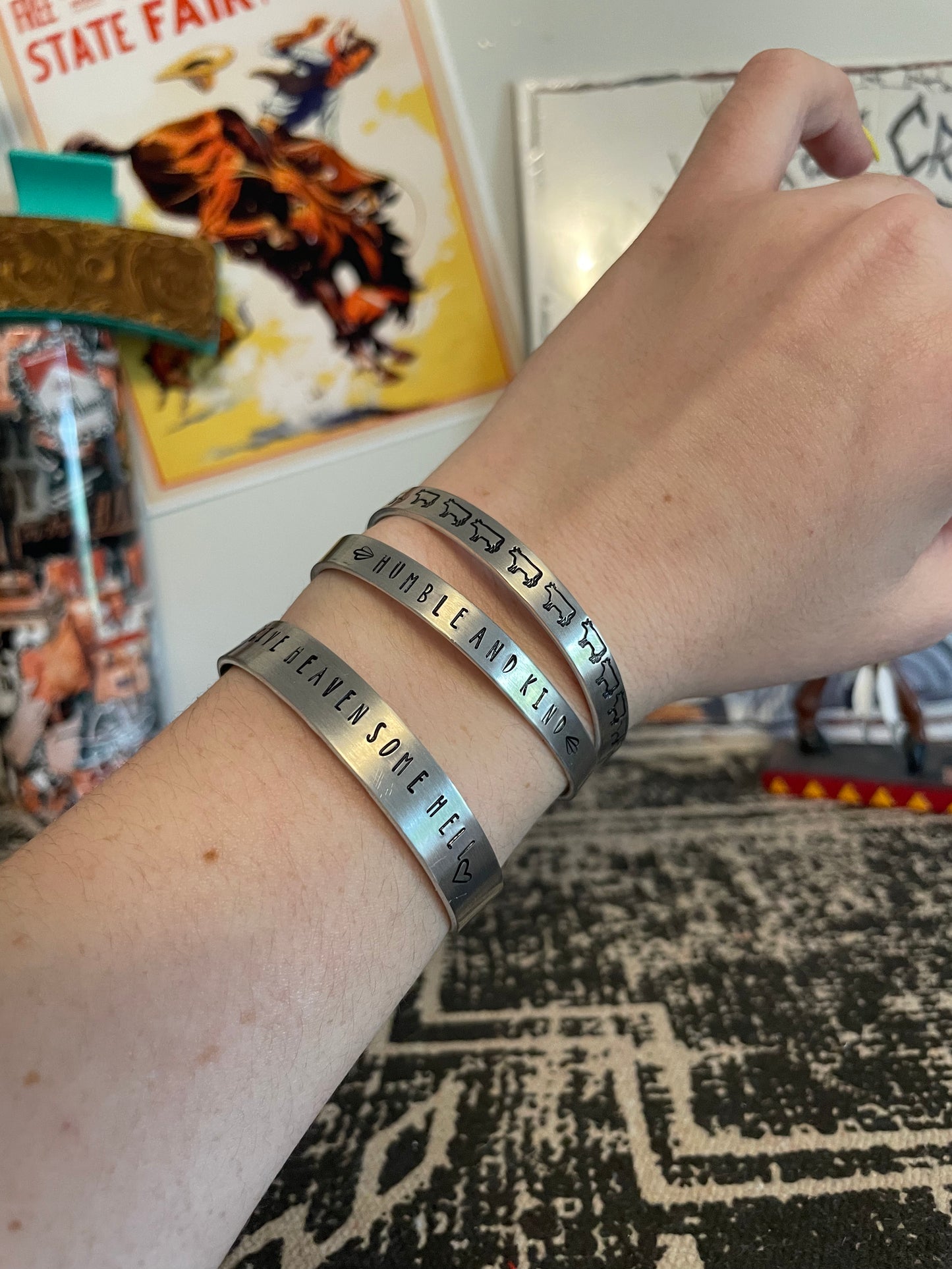 Western Stamped Bracelets